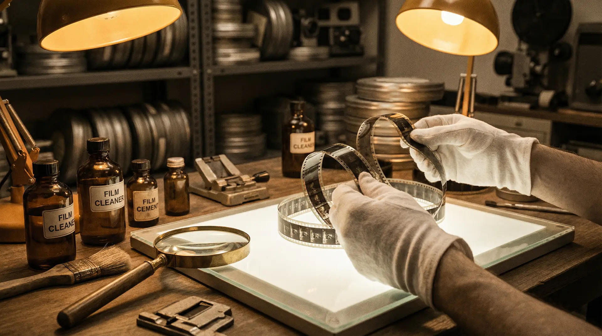 修复师手记 - 经典 困困狗 胶片修复工作台